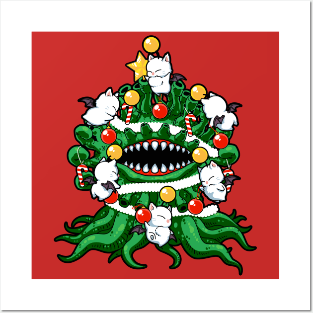 Bad Xmas tree Wall Art by Pixeleyebat